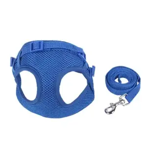 Postroj s vodítkem modrý 30 - 50 cm