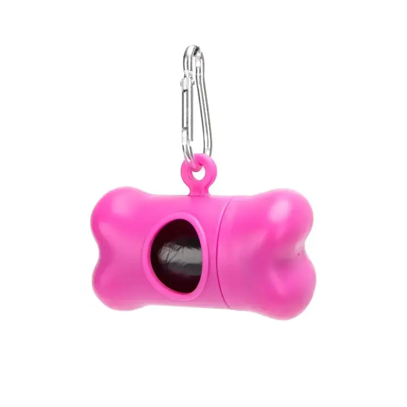 Obal na sáčky na psí exkrementy růžový