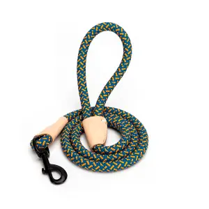 XL Lano na venčení cik cak žluto modré ↑ 120 cm ø 1,4 cm