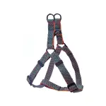 M Postroj proplétaný vzor modro oranžový 30 - 50 cm