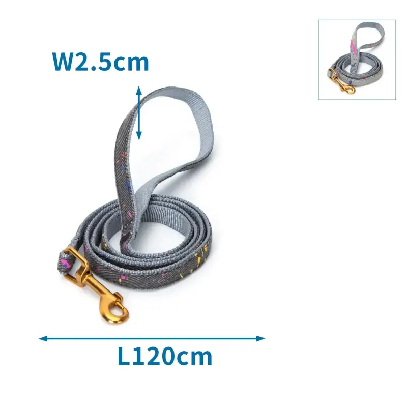 Vodítko na venčení SPLASH tmavé ↑ 120 cm ø 2,5 cm