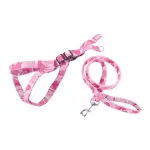 XXL Postroj kamufláž růžový 70 - 90 cm