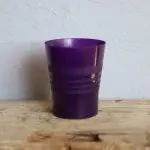 Plastový květináč na orchidej tmavě fialový Ø 11 cm