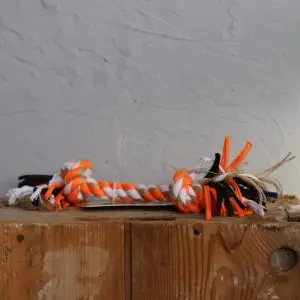 Přetahovací lano oranžové 31 cm