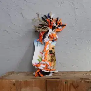 Přetahovací lano oranžové 31 cm