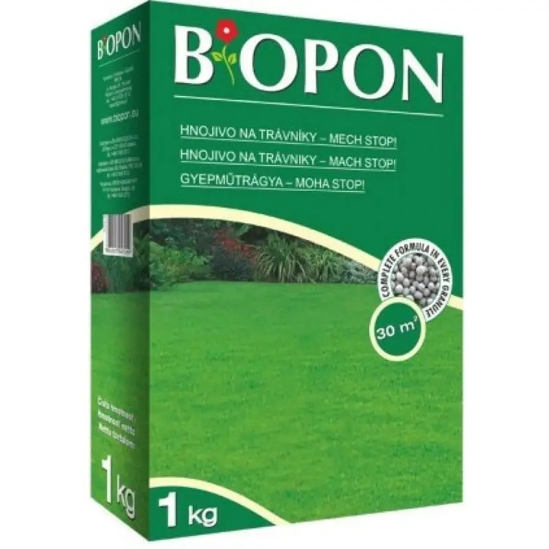 Bopon Trávnikové hnojivo proti mechu 1 kg