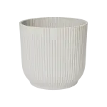 Elho plastový květináč Vibes fold silky white Ø 16 cm