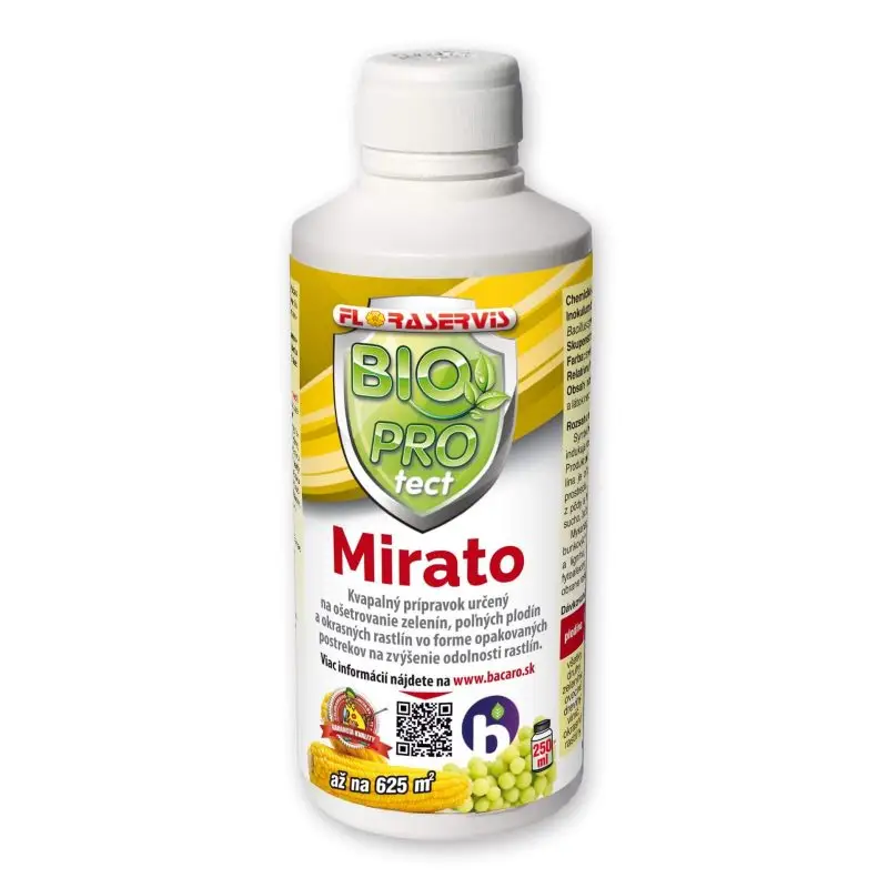 Floraservis Mirato pro zvýšení odolnosti plodin a okrasných rostlin 250 ml