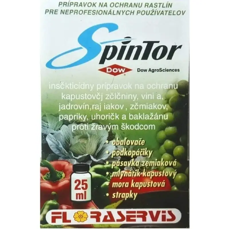 Floraservis Spintor proti třásněnkám, mšicím a žravým škůdcům 25 ml