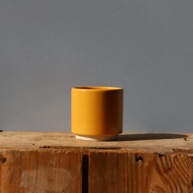 Kvétináč Eno Duo ocher Ø 7 cm