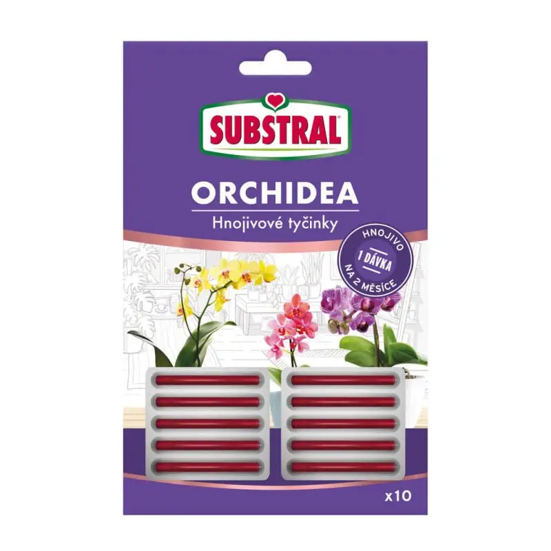 Substral tyčinkové hnojivo pro orchideje 10 ks