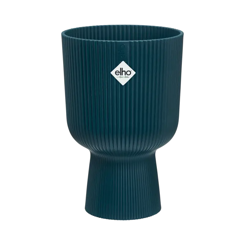 Elho plastový květináč Vibes fold Coupe deep blue Ø 14 cm