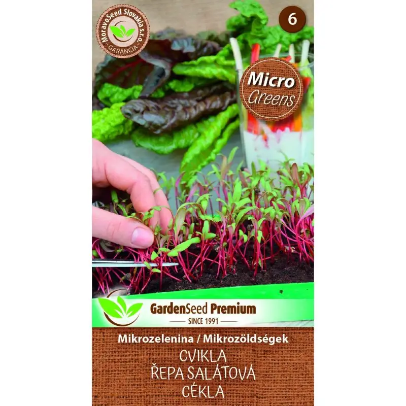 MoravoSeed MicroGreens Červená řepa 10 g