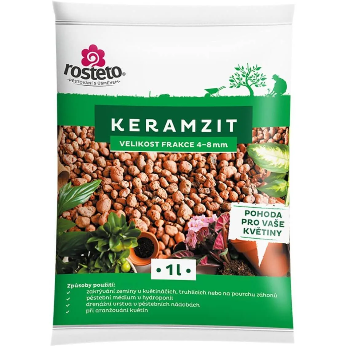 Rosteto Keramzit 1 litr